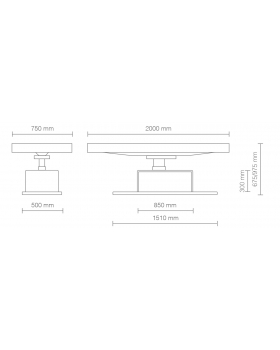 Массажная кушетка "The Ben" without armrest