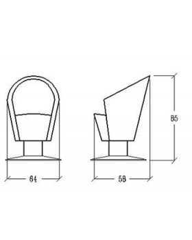 Кресло парикмахерское "Sahara"