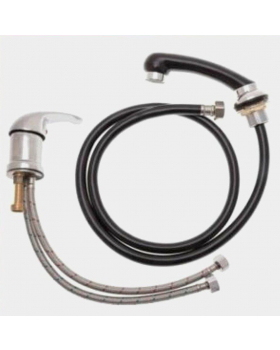 Парикмахерская средняя раковина SUN&SPA "ГАММА" белая + ПОЛНЫЙ КОМПЛЕКТ