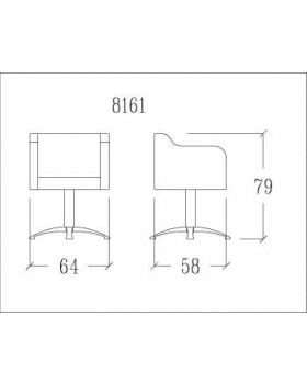 Кресло парикмахерское "MUSA"