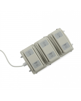 Педикюрное кресло электрическое 3 мотора "ММКП-3/КО-196DP03" с РУ с ножной педалью и пультом управления