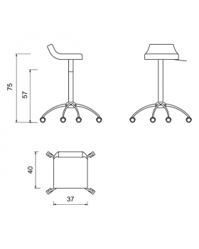 Стул мастера "Okumi Cut"