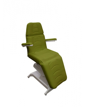 Косметологическое кресло "Ондеви-4", 4 электропривода, откидные подлокотники, педали управления