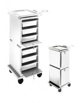 Парикмахерская тележка "Модус Лок" (белый)