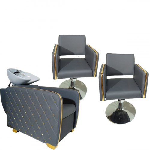 Парикмахерское кресло "Платинум" Gray