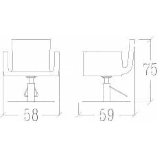 Кресло парикмахерское "chic collection GAGA"