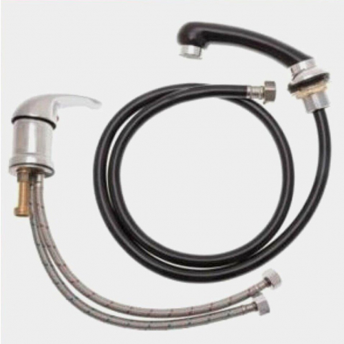 Парикмахерская глубокая раковина SUN&SPA "БРОСС" белая + ПОЛНЫЙ КОМПЛЕКТ